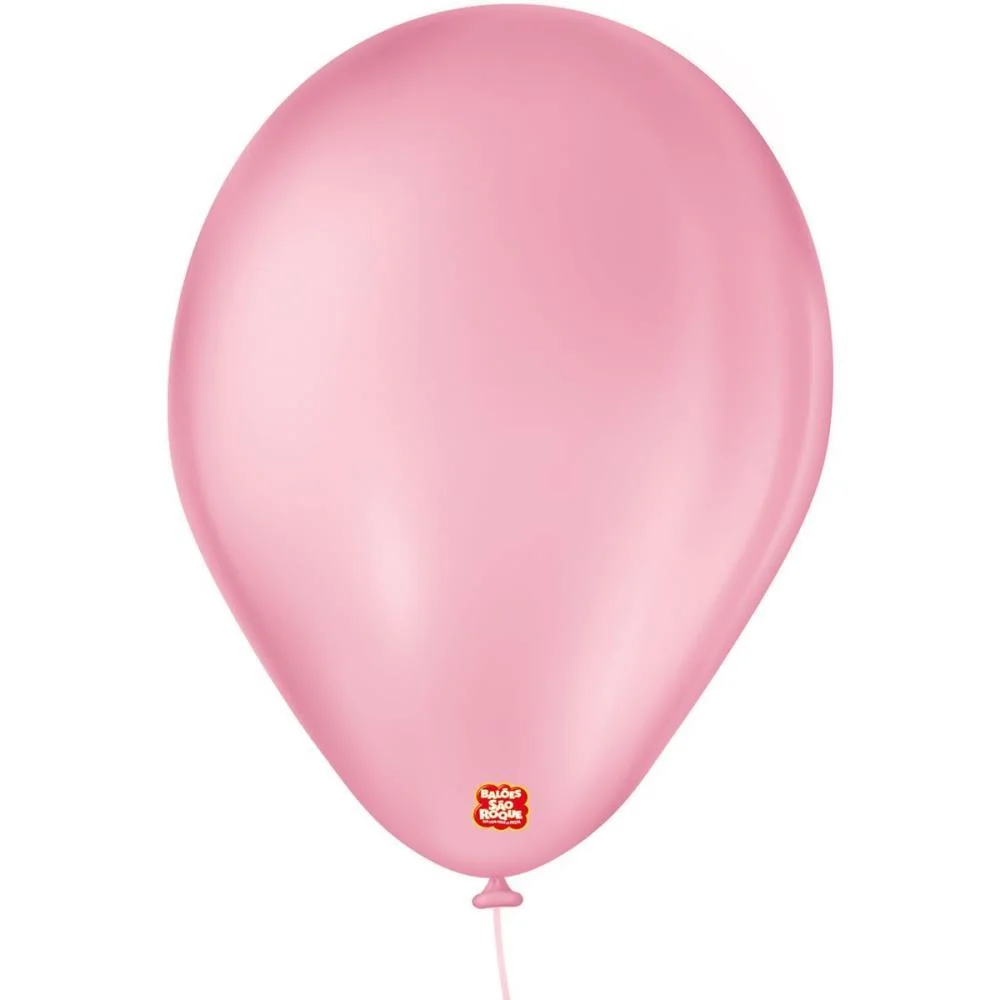 Balao 7 Liso Rosa Tutti Frutti Imperial Sao Roque (Pct.c/50) - imagem 3