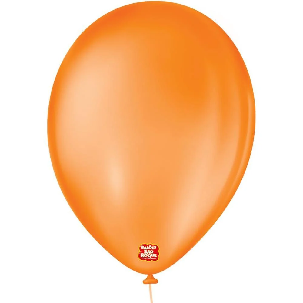 Balao 9 Liso Laranja Mandarim Sao Roque (Pct.c/50) - imagem 3