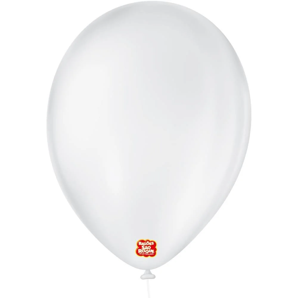 Balao 9 Liso Branco Polar Sao Roque (Pct.c/50) - imagem 3