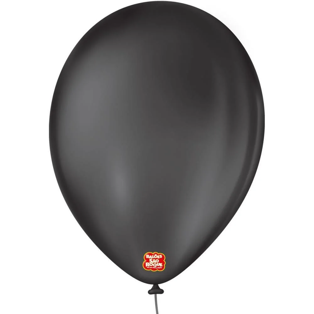 Balao 9 Liso Preto Ébano Sao Roque (Pct.c/50) - imagem 3