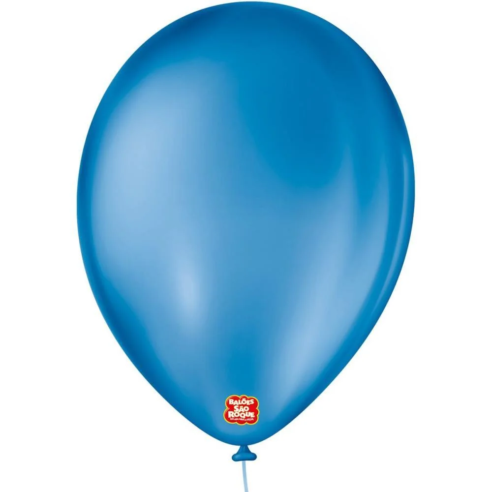 Balao 9 Liso Azul Cobalto Sao Roque (Pct.c/50) - imagem 3