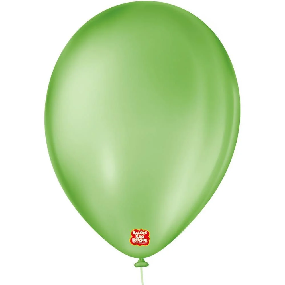 Balao 9 Liso Verde Maca Sao Roque (Pct.c/50) - imagem 2