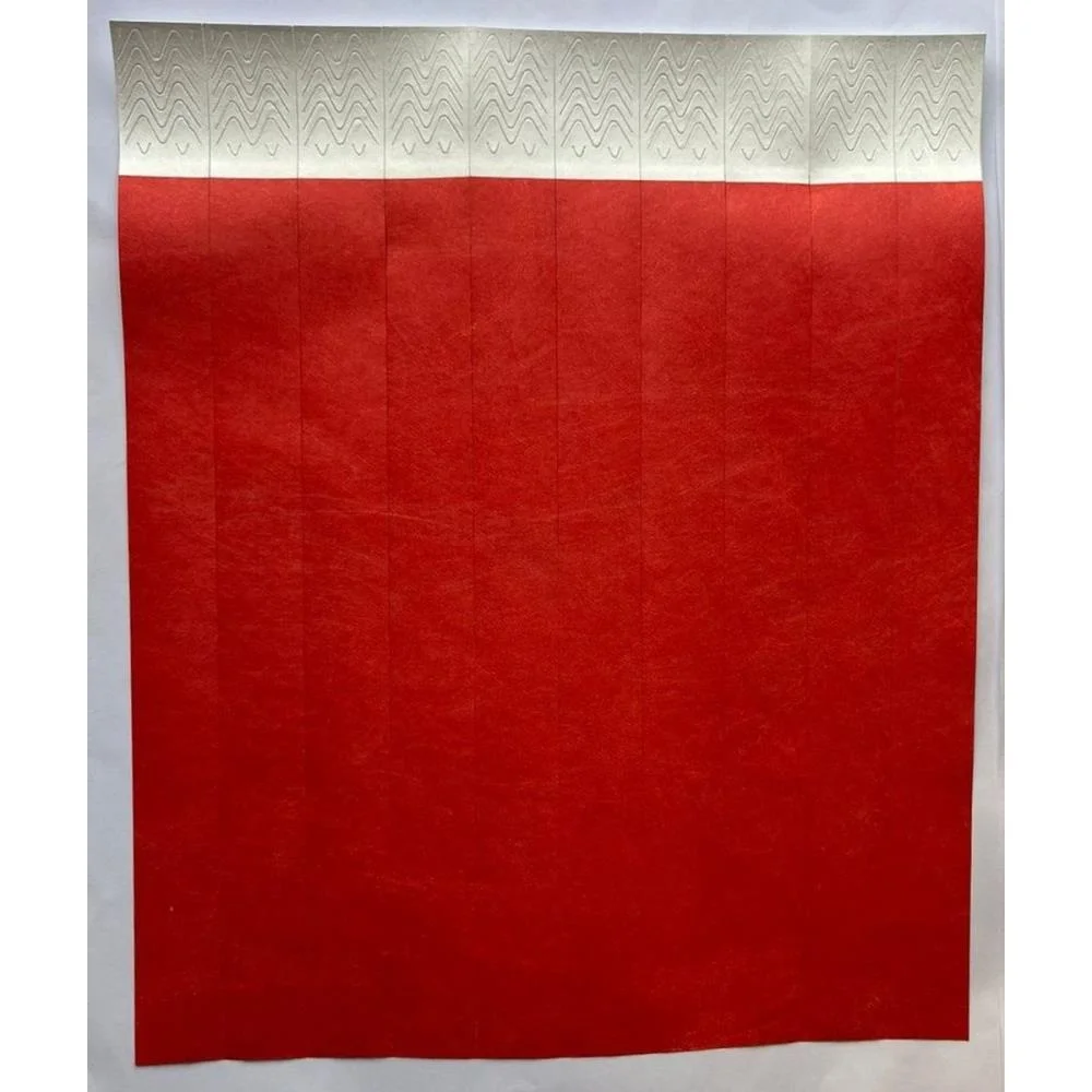 Pulseira Identificacao Tyvek Vermelho Tecnomidia (Pct.c/50) - imagem 4