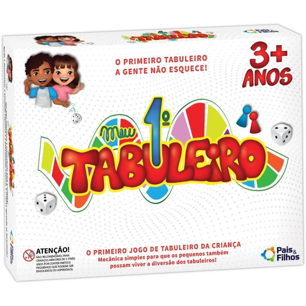 Jogo De Tabuleiro Meu Primeiro Tabuleiro Pais E Filhos (Unidade) - imagem 2