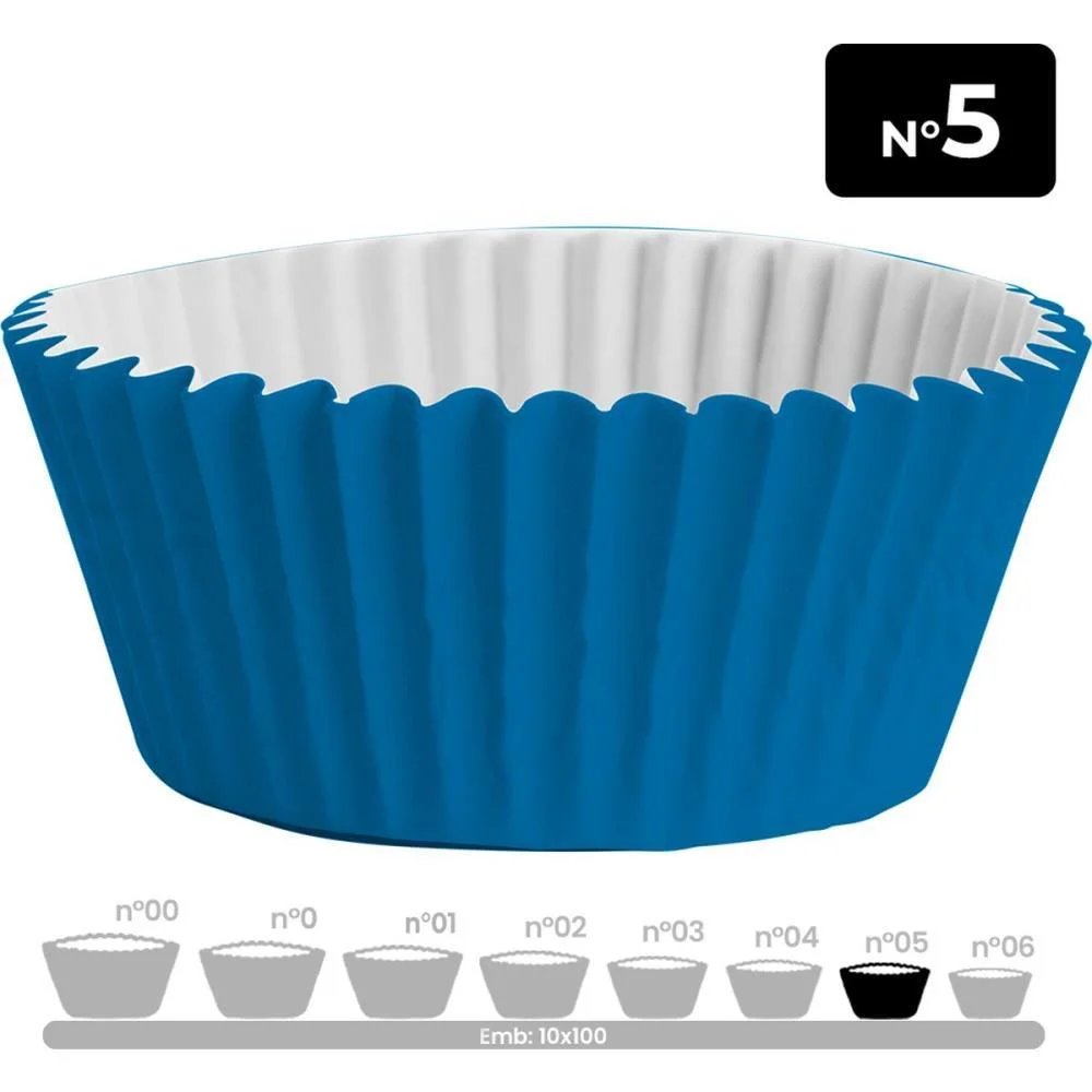 Embalagem Para Doces N.05 Forminha Azul 10Pctx100Un Festcolor (Pct.c/10) - imagem 4
