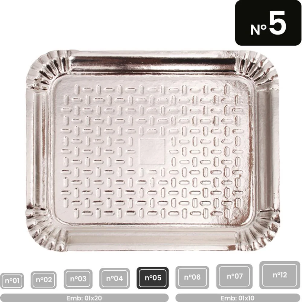 Bandeja Laminada Retangular N.05 33X40Cm. Festcolor (Pct.c/20) - imagem 2