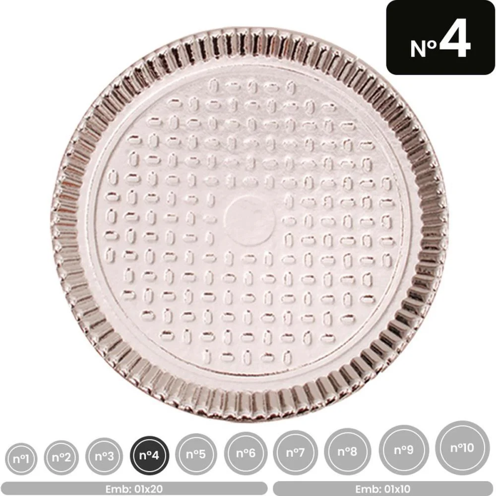 Prato Laminado Redondo N.04 25,5Cm. Festcolor (Pct.c/20) - imagem 4
