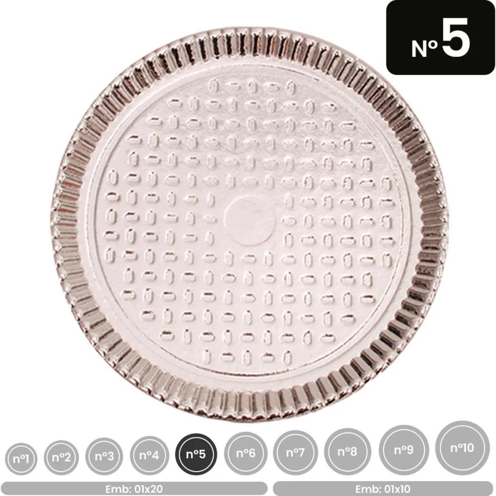 Prato Laminado Redondo N.05 28,5Cm. Festcolor (Pct.c/20) - imagem 3