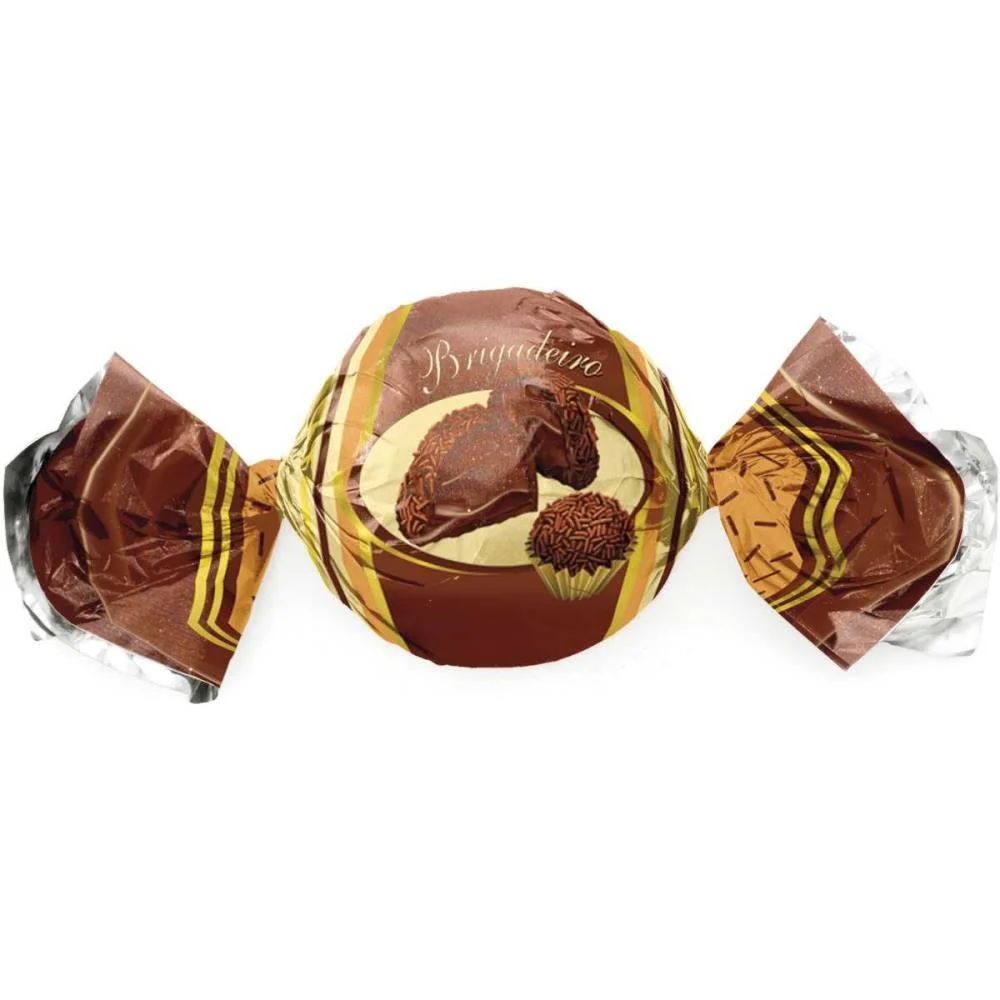 Embalagem Para Trufa/Cone 15X16Cm. Brigadeiro Delicia Cromus (Pct.c/100) - imagem 2