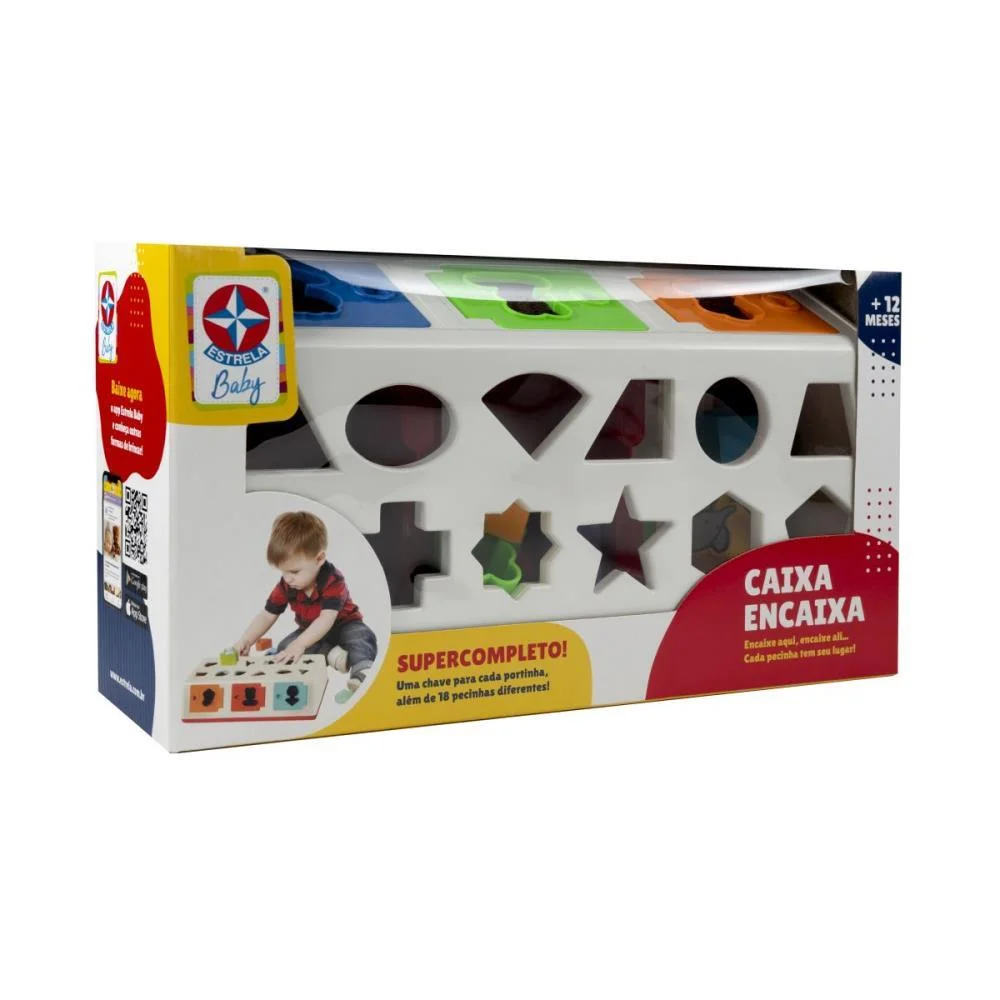 Brinquedo Educativo Caixa-Encaixa A Partir De 1Ano Estrela (Unidade) - imagem 7