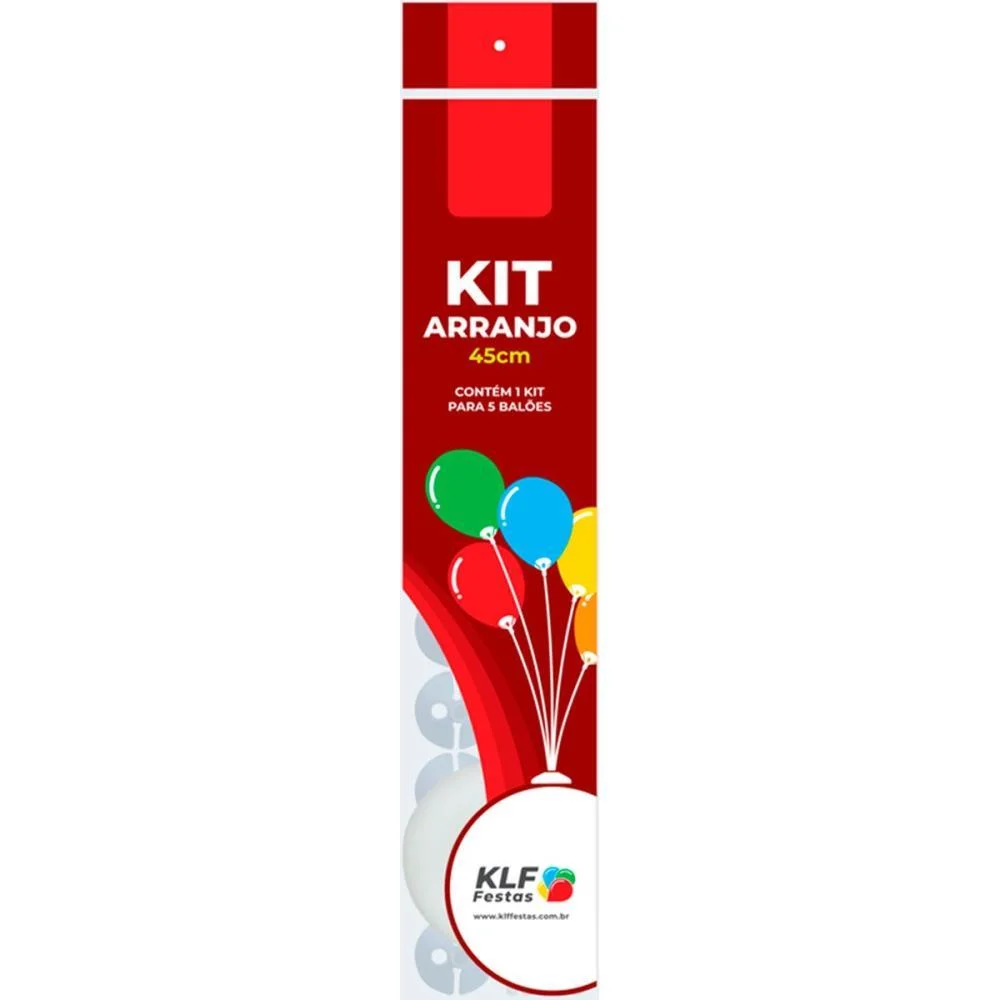 Suporte Para Balao Kit Arranjo C/5 Hastes 45Cm Br Klf Festas (Unidade) - imagem 4