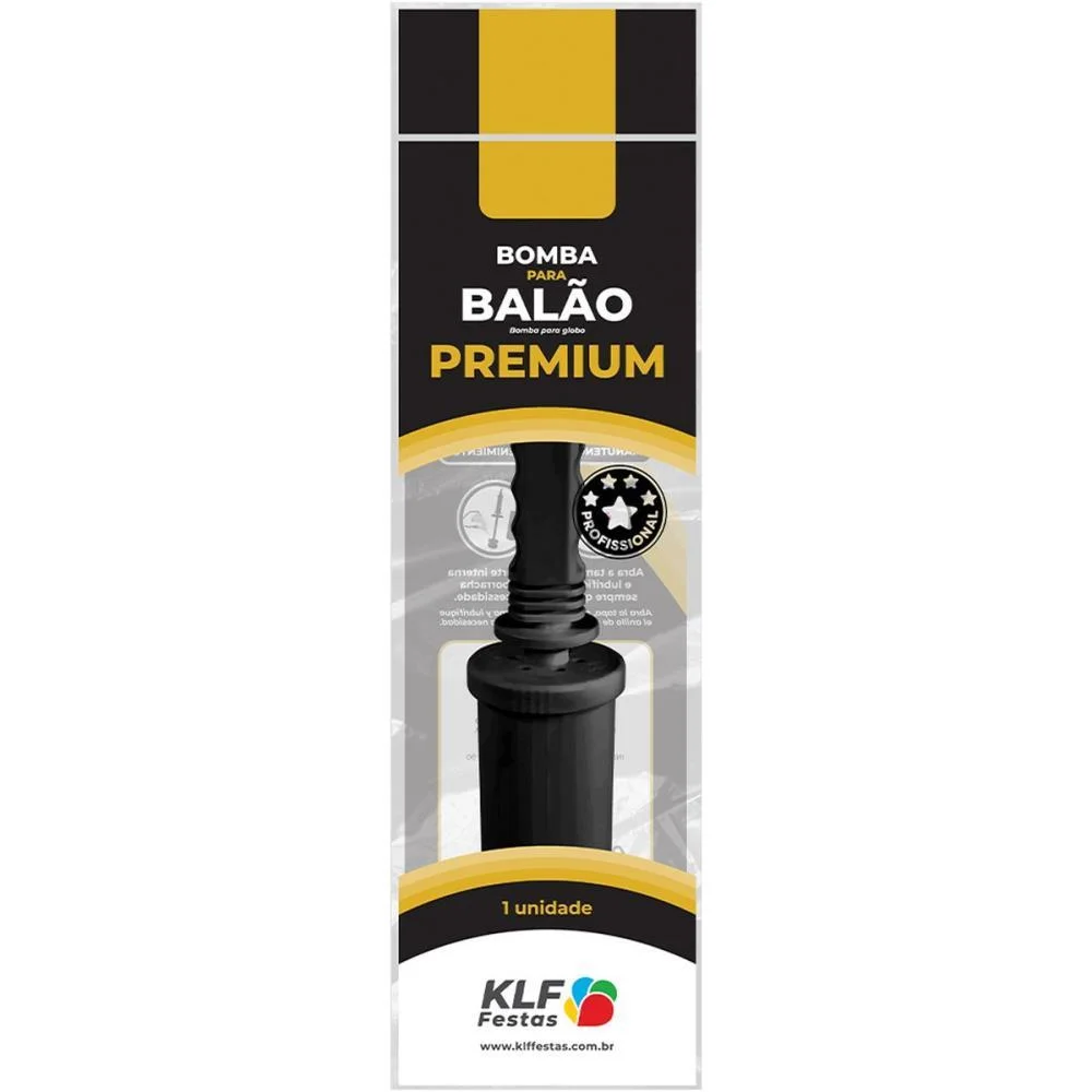 Bomba De Balao Premium Manual Klf Festas (Unidade) - imagem 5