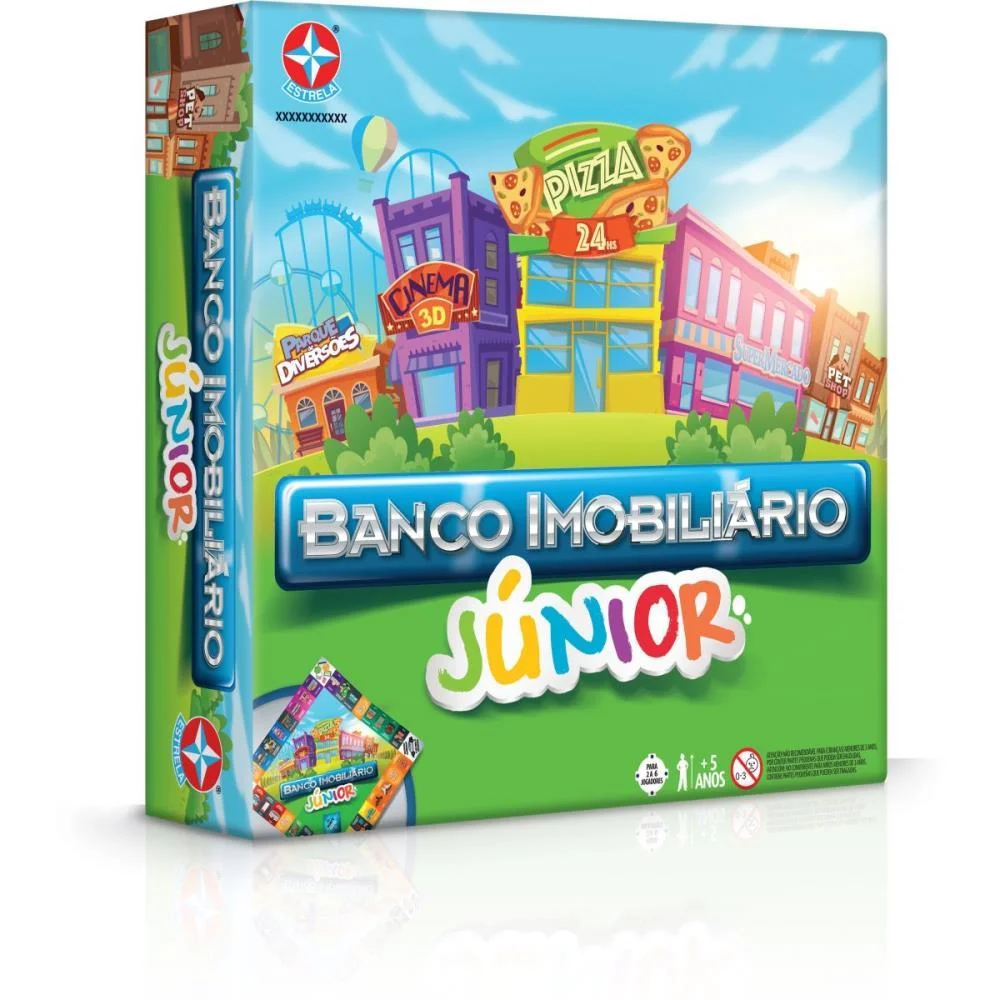 Jogo De Tabuleiro Banco Imobiliario Jr. Estrela (Unidade) - imagem 3