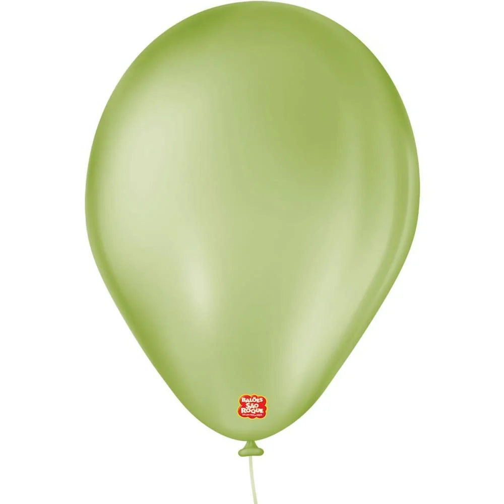 Balao 7 Liso Verde Eucalipto Imperial Sao Roque (Pct.c/50) - imagem 3