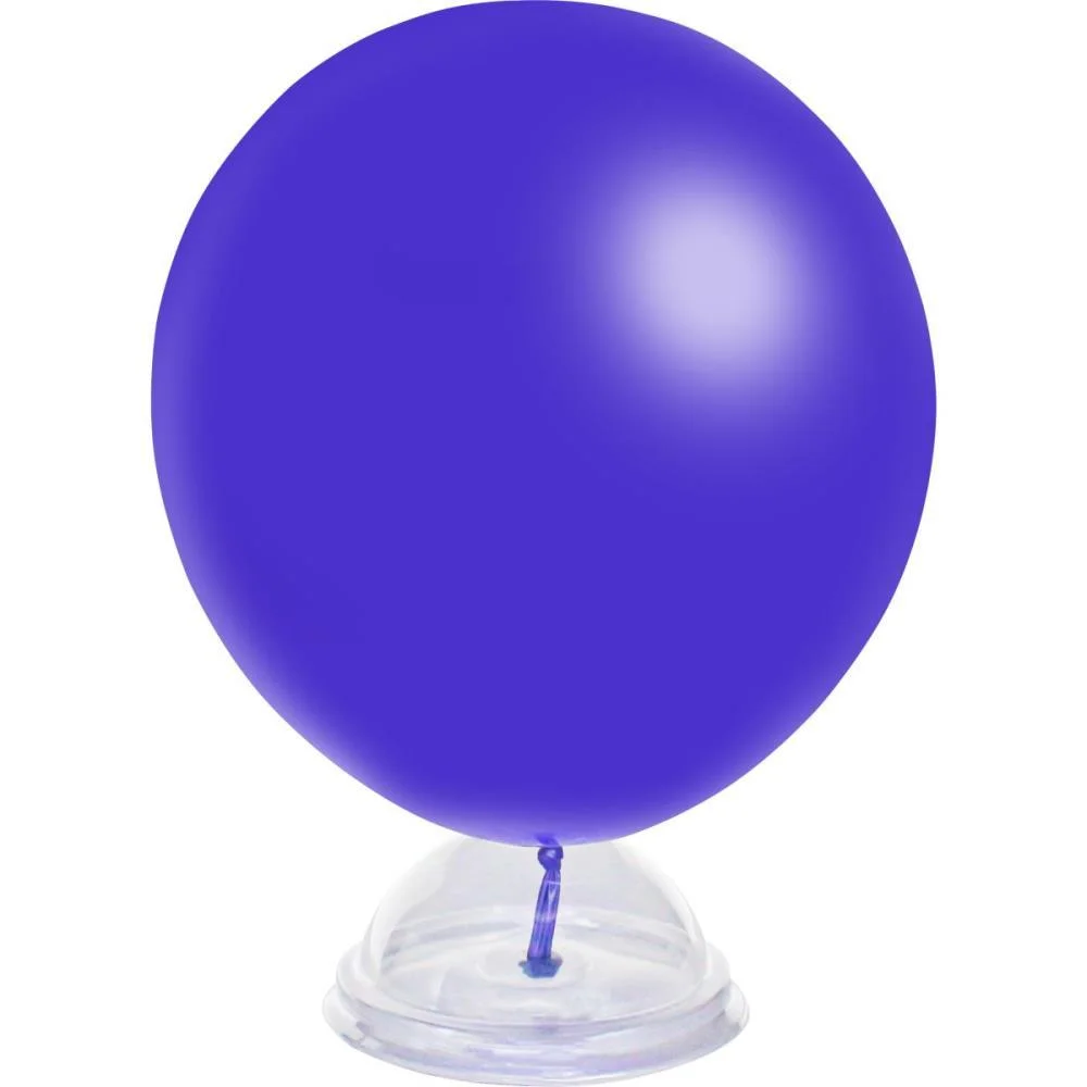 Suporte Para Balao Base Plastica De Mesa Cristal Klf Festas (Pct.c/10) - imagem 3