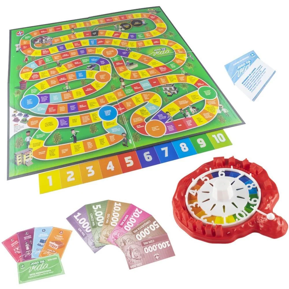 Jogo De Tabuleiro Jogo Da Vida A Partir De 8Anos Estrela - imagem 7