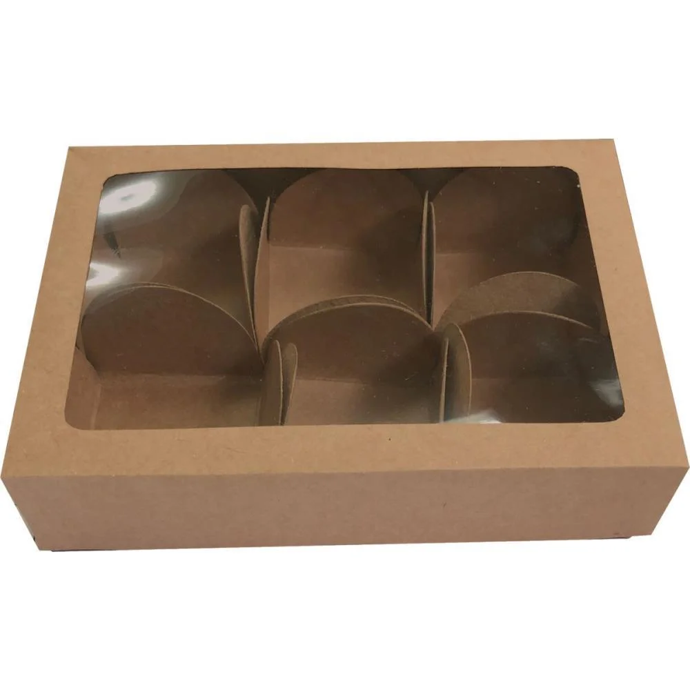 Embalagem Para Doces Kraft 13X9,2X3 6 Un Cristina (Pct.c/10) - imagem 3