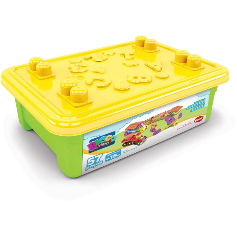 Brinquedo Para Montar Fazendinha 53 Pecas Dismat (Unidade) - imagem 4