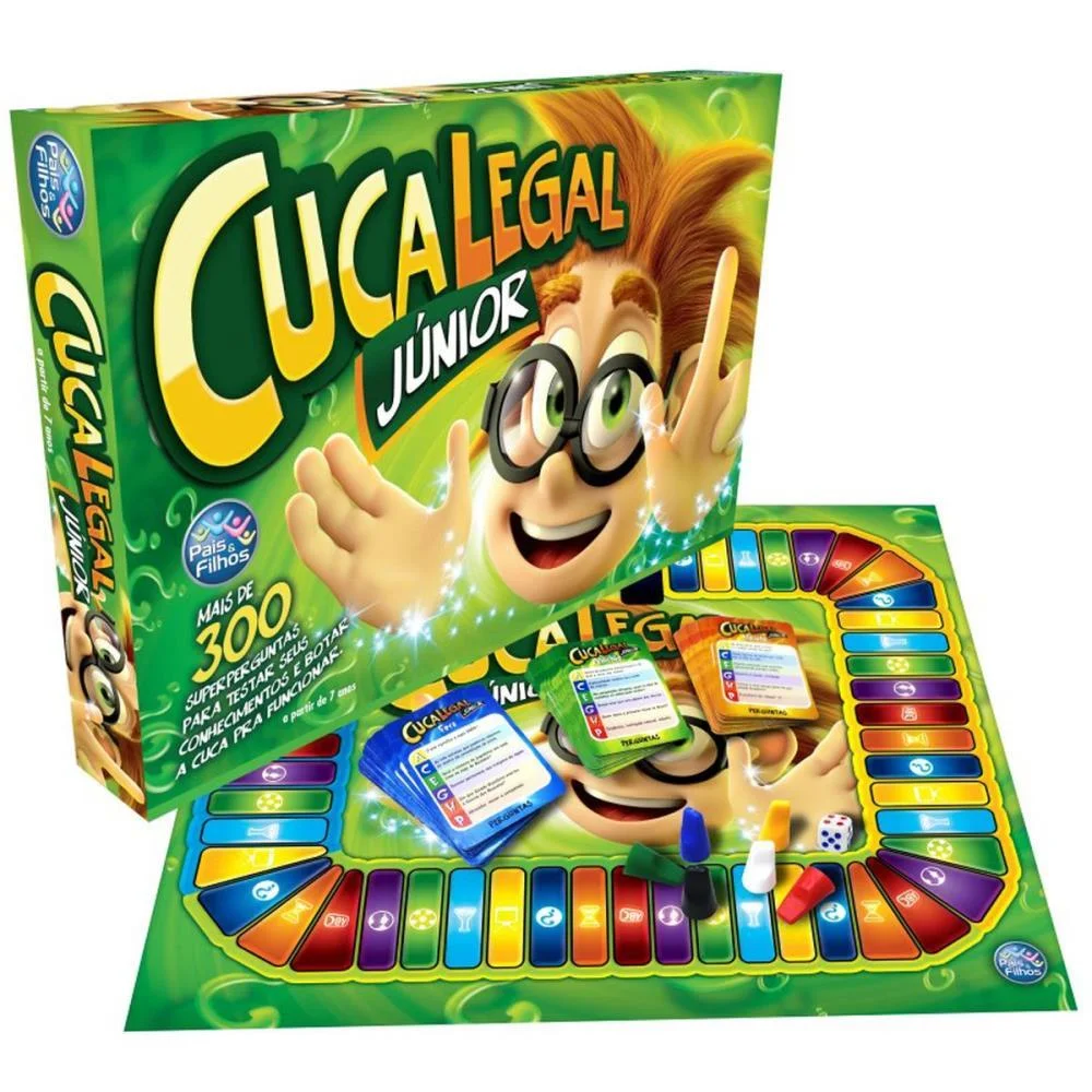 Jogo De Tabuleiro Cuca Legal Junior Pais E Filhos (Unidade) - imagem 3