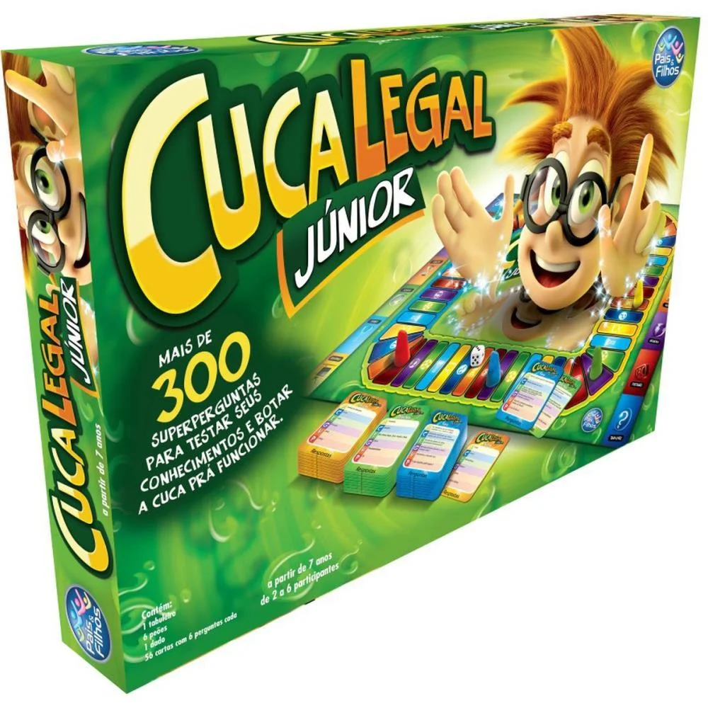 Jogo De Tabuleiro Cuca Legal Junior Pais E Filhos (Unidade) - imagem 5