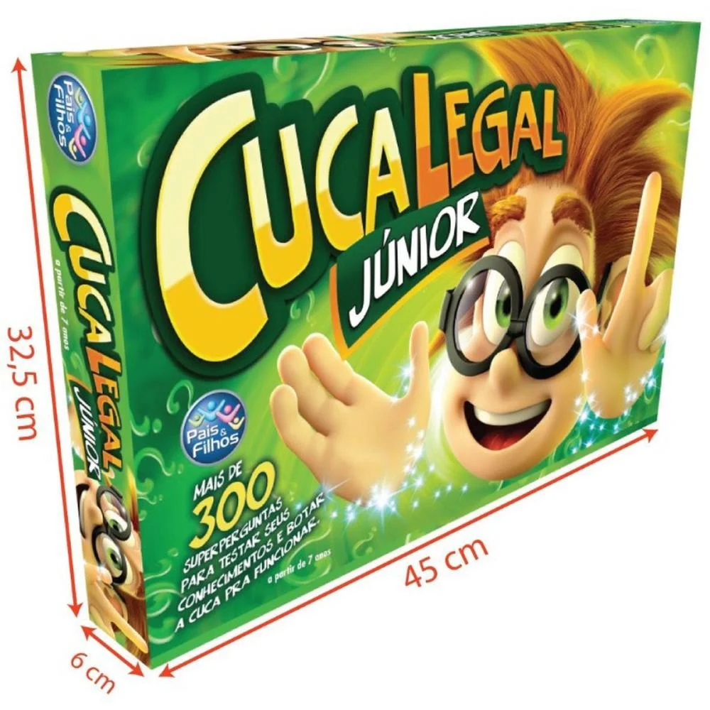 Jogo De Tabuleiro Cuca Legal Junior Pais E Filhos (Unidade) - imagem 7