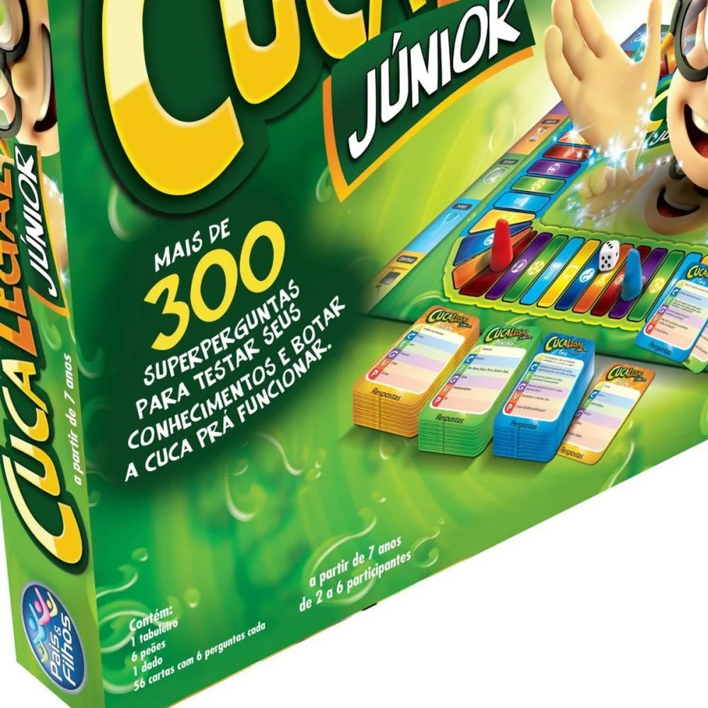 Jogo De Tabuleiro Cuca Legal Junior Pais E Filhos (Unidade) - imagem 8