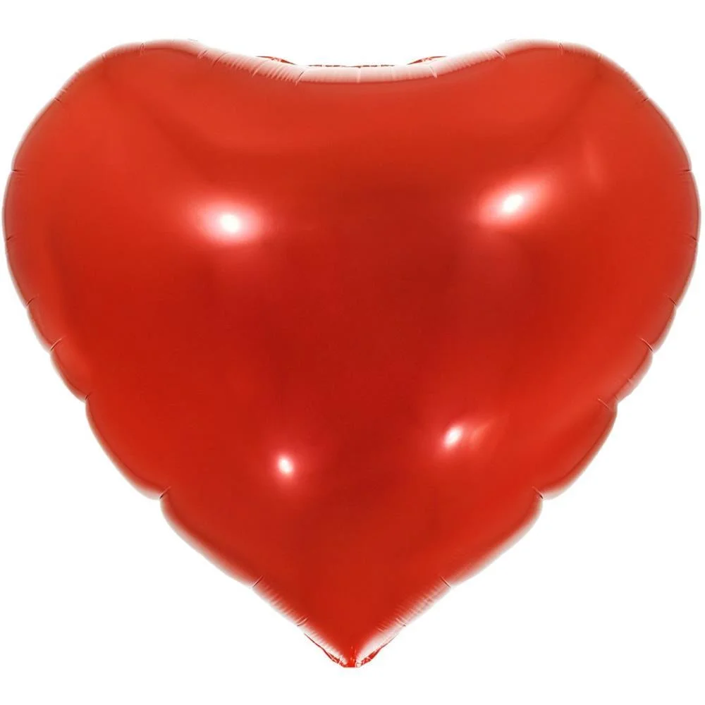 Balao Metalizado Decorado Coracao Vermelho 90Cm. Make+ (Unidade) - imagem 2
