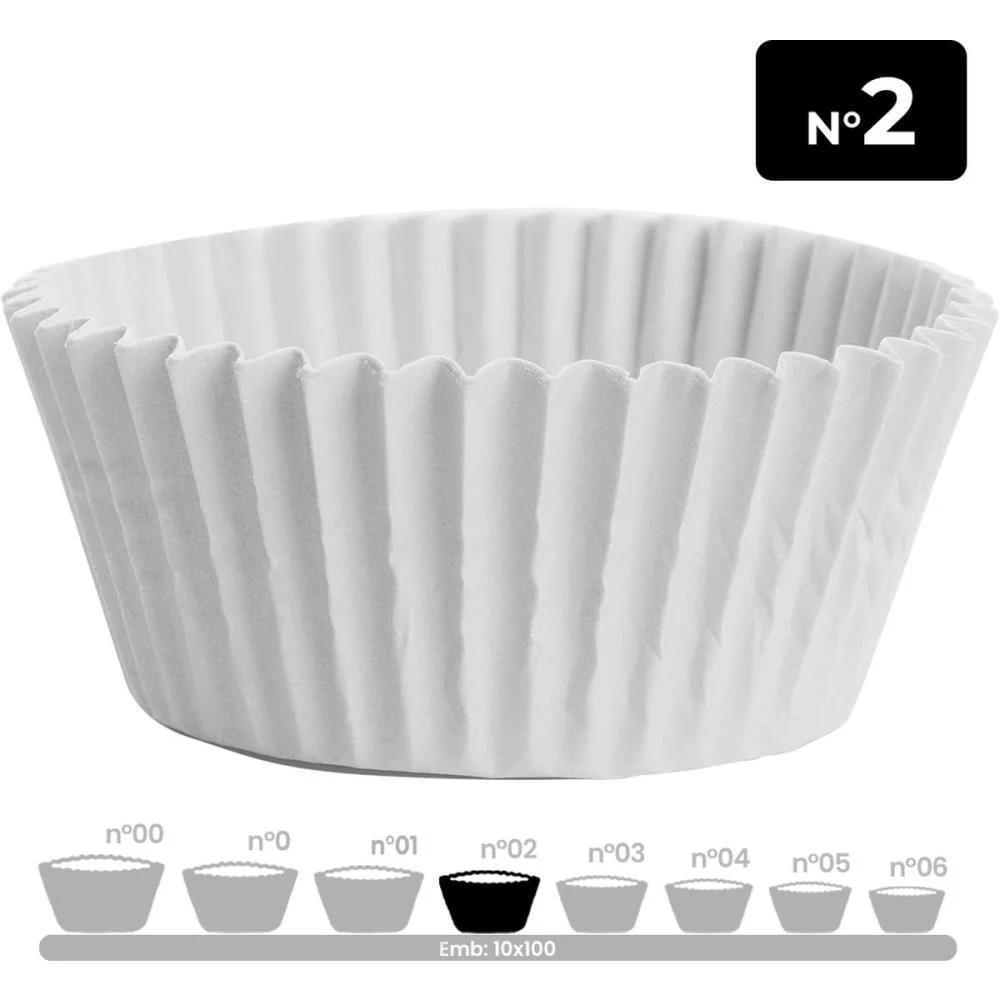 Embalagem Para Doces N.02 Forminha Branca 10Pctx100 Festcolor (Pct.c/10) - imagem 4