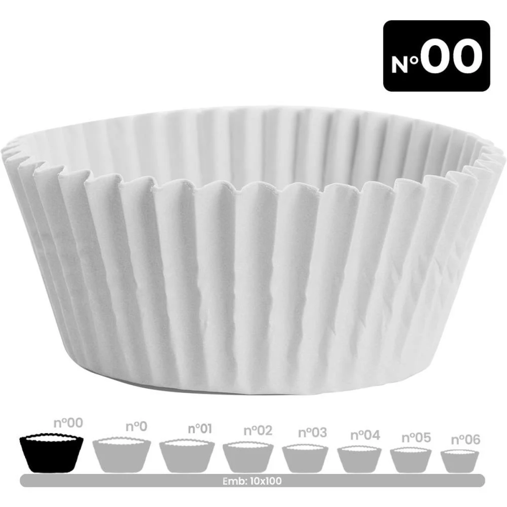 Embalagem Para Doces N.00 Forminha Branca 10Pctx100 Festcolor (Pct.c/10) - imagem 4