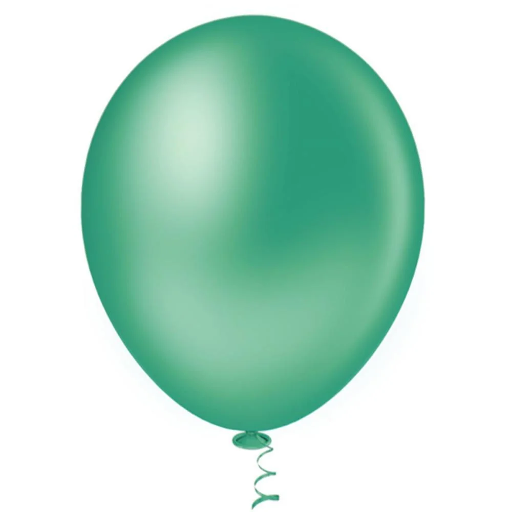 Balao 9 Liso Verde Gran Festa Riberball (Pct.c/50) - imagem 2