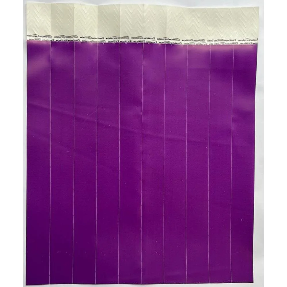 Pulseira Identificacao Med Roxo Tecnomidia (Pct.c/100) - imagem 4