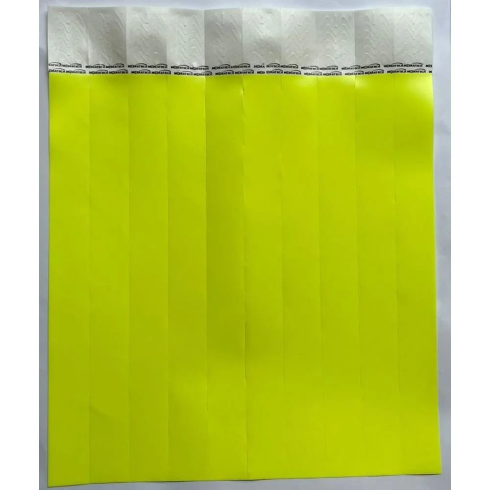 Pulseira Identificacao Med Amarelo Tecnomidia (Pct.c/100) - imagem 4