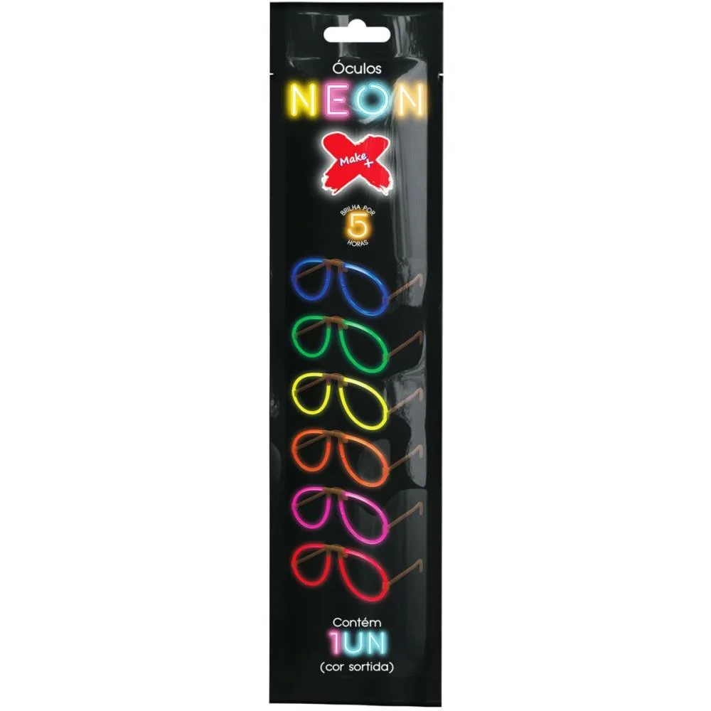 Artigo Para Festa Oculos Bastao Neon Make+ (Pct.c/12) - imagem 3