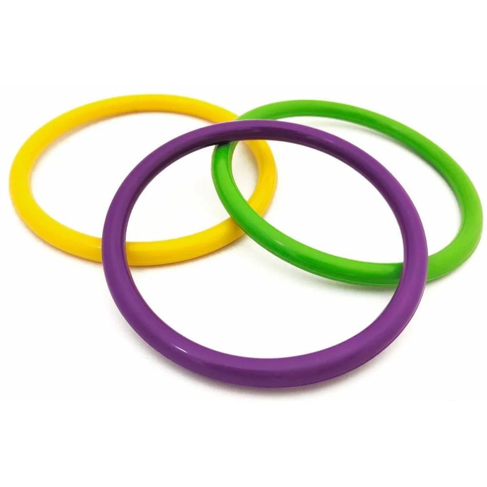 Artigo Para Festa Argolas 10,5Cm C/10 Unidades Leplastic (Unidade) - imagem 3
