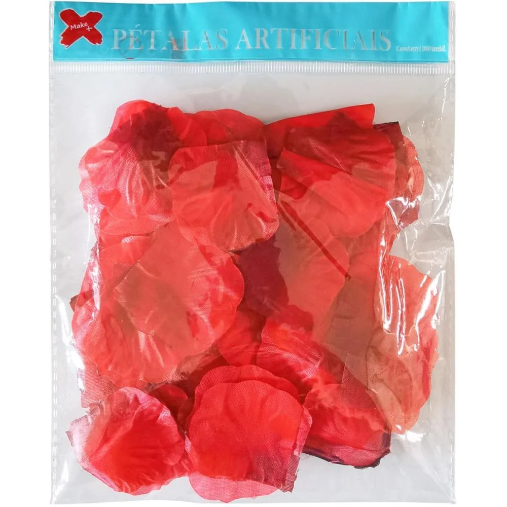 Artigo Para Decoracao Petalas Artificiais Vermelha Make+ (Pct.c/100) - imagem 3