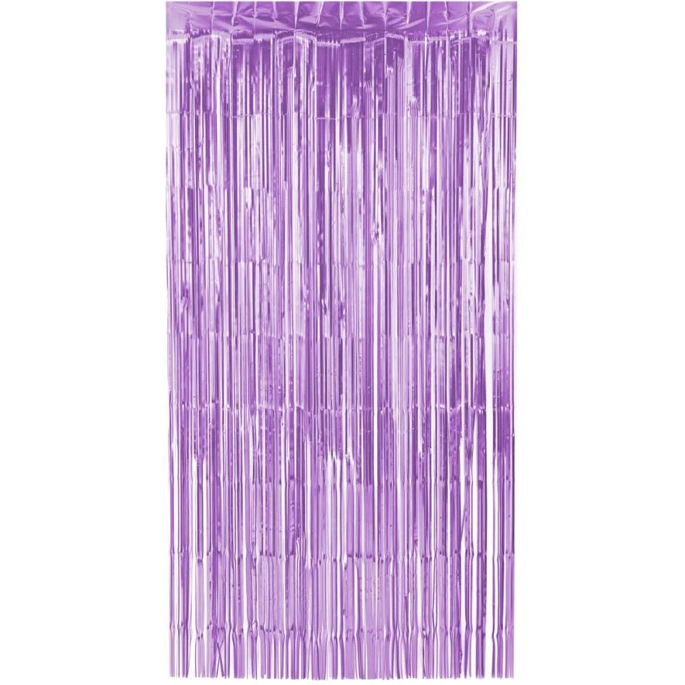 Cortina Para Decoracao Metalizada Lilas 1X2M Make+ (Unidade) - imagem 3