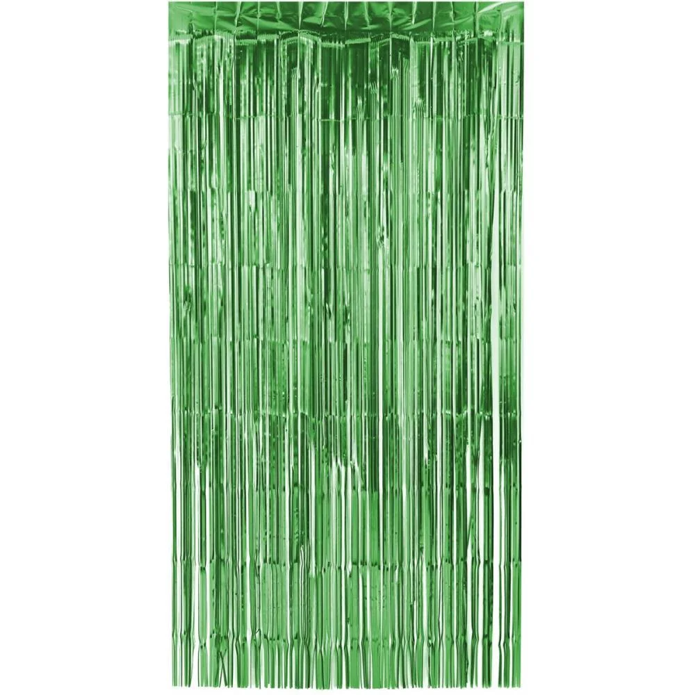 Cortina Para Decoracao Metalizada Verde Escuro 1X2M Make+ (Unidade) - imagem 2
