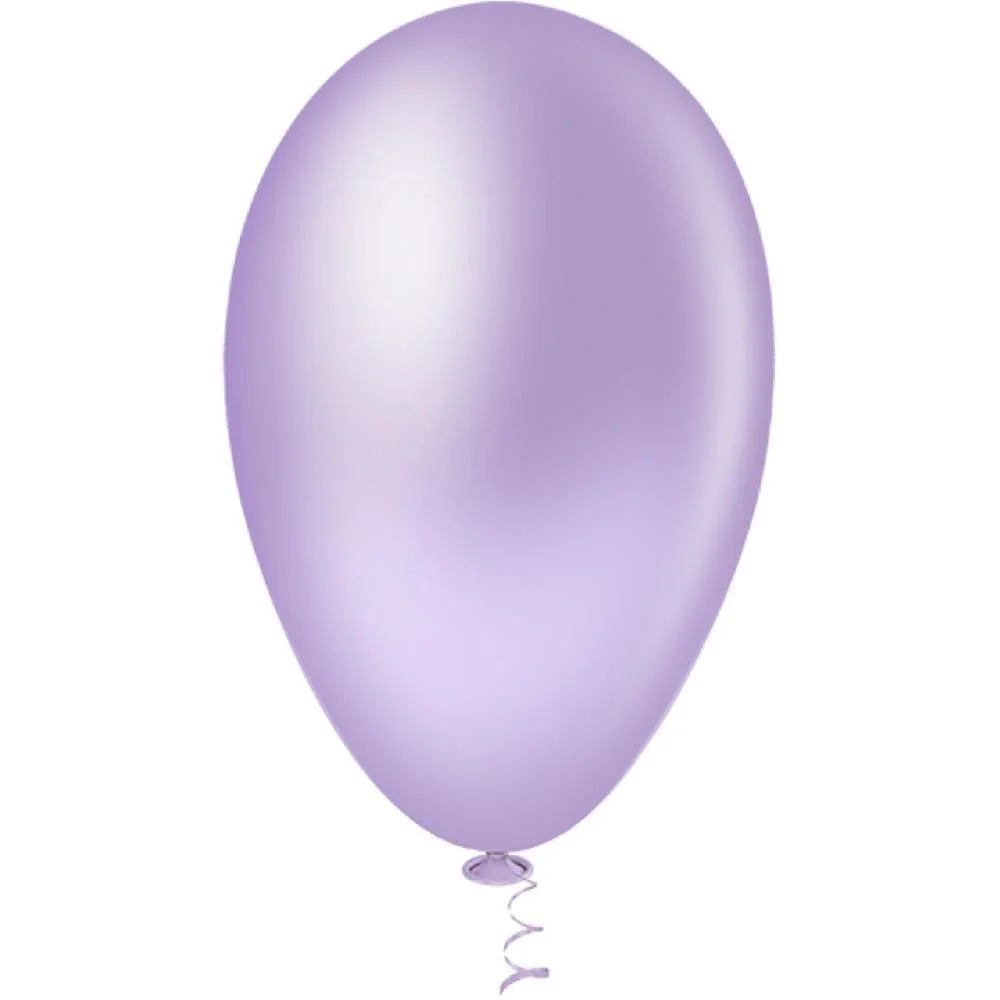 Balao 7 Liso Lilás Pic Pic Riberball (Pct.c/50) - imagem 3