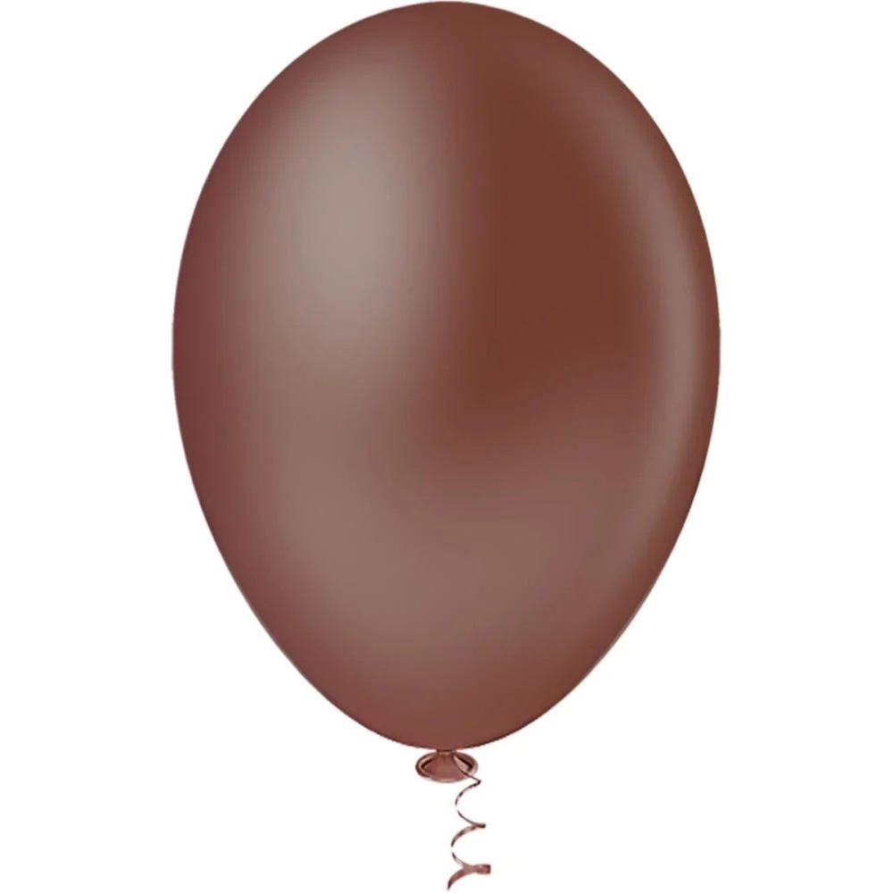 Balao 7 Liso Marrom Pic Pic Riberball (Pct.c/50) - imagem 2