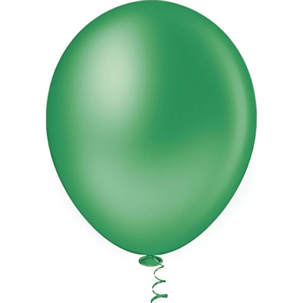 Balao 5 Liso Verde Riberball (Pct.c/50) - imagem 3
