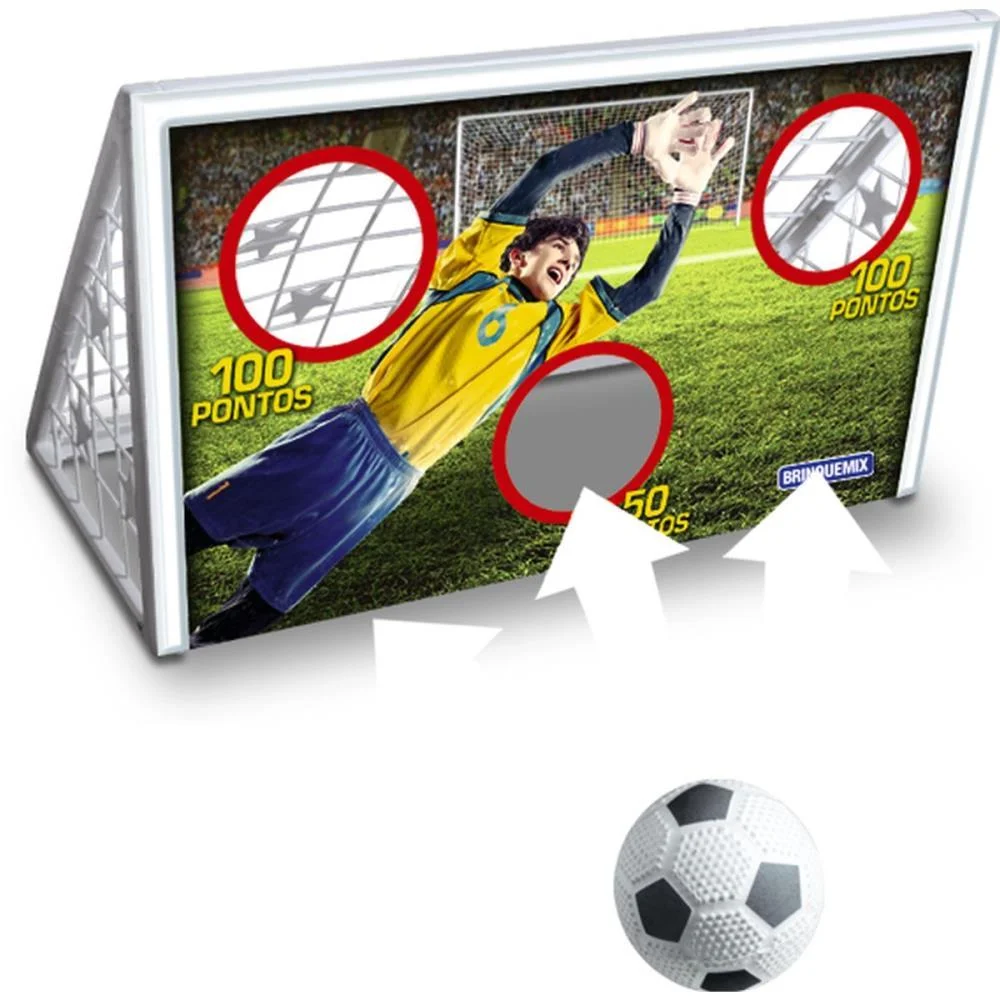 Chute A Gol Treino E Torneio Trave+Bola Brinquemix - imagem 3