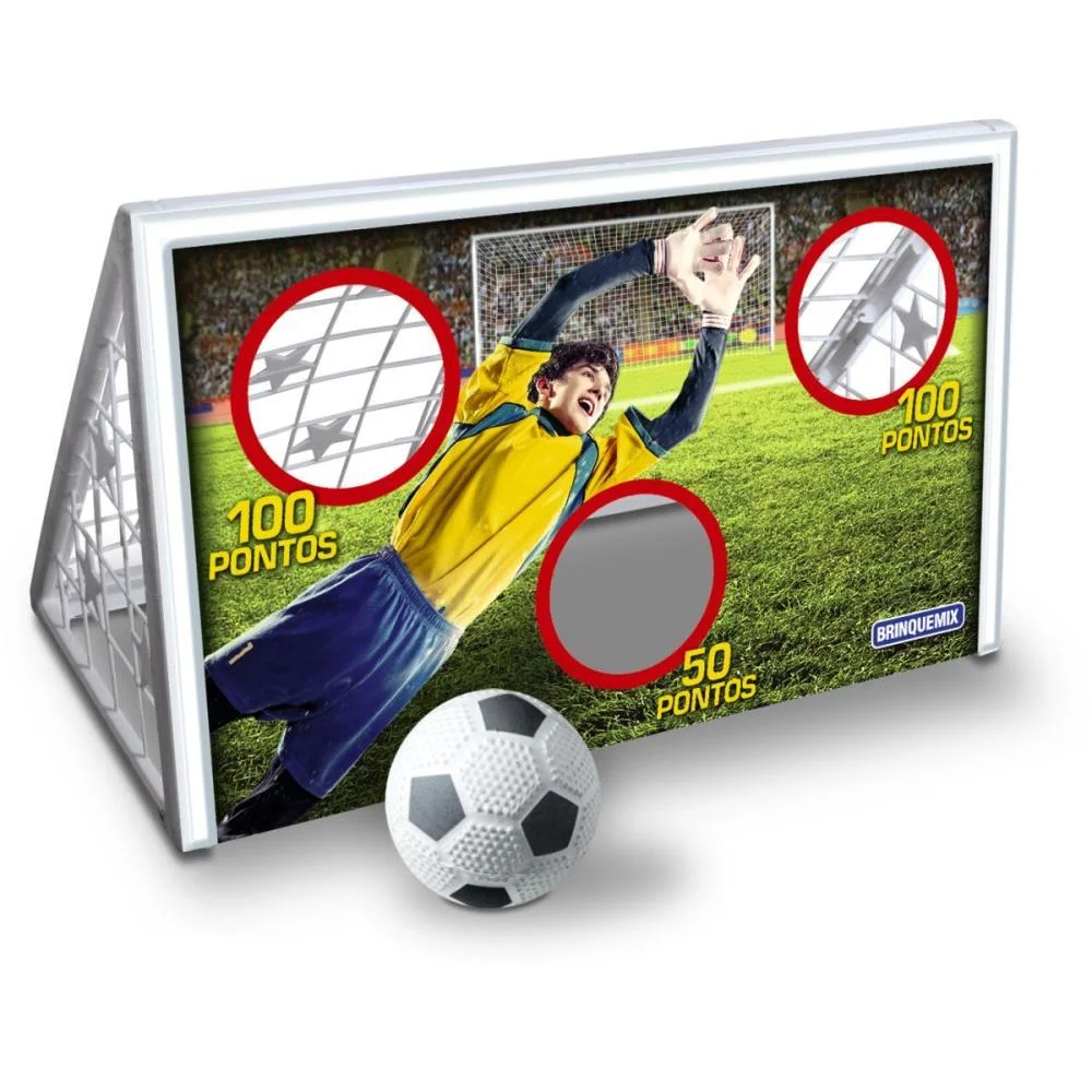 Chute A Gol Treino E Torneio Trave+Bola Brinquemix - imagem 4