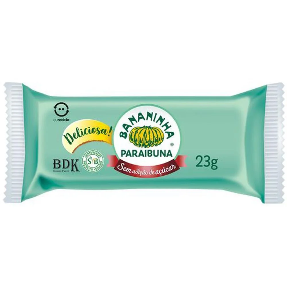 Doce Bananinha S/Acucar 23G. Bananinha Paraibuna C/ 40 Unidades - imagem 3