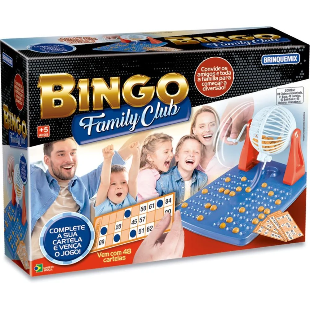 Jogo De Bingo Family Club Brinquemix (Unidade) - imagem 6