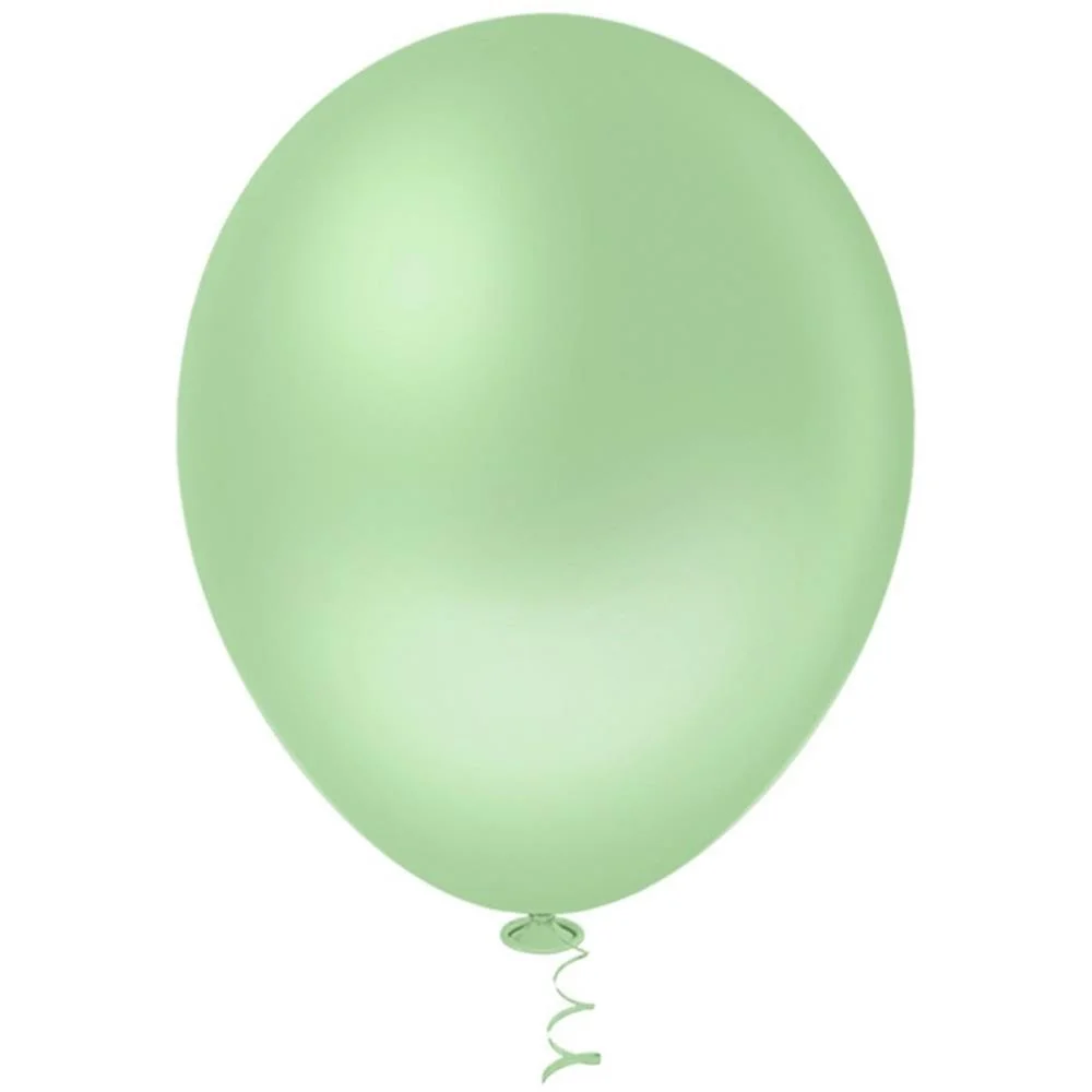Balao 9 Liso Verde Eucalipto Gran Festa Riberball (Pct.c/50) - imagem 3
