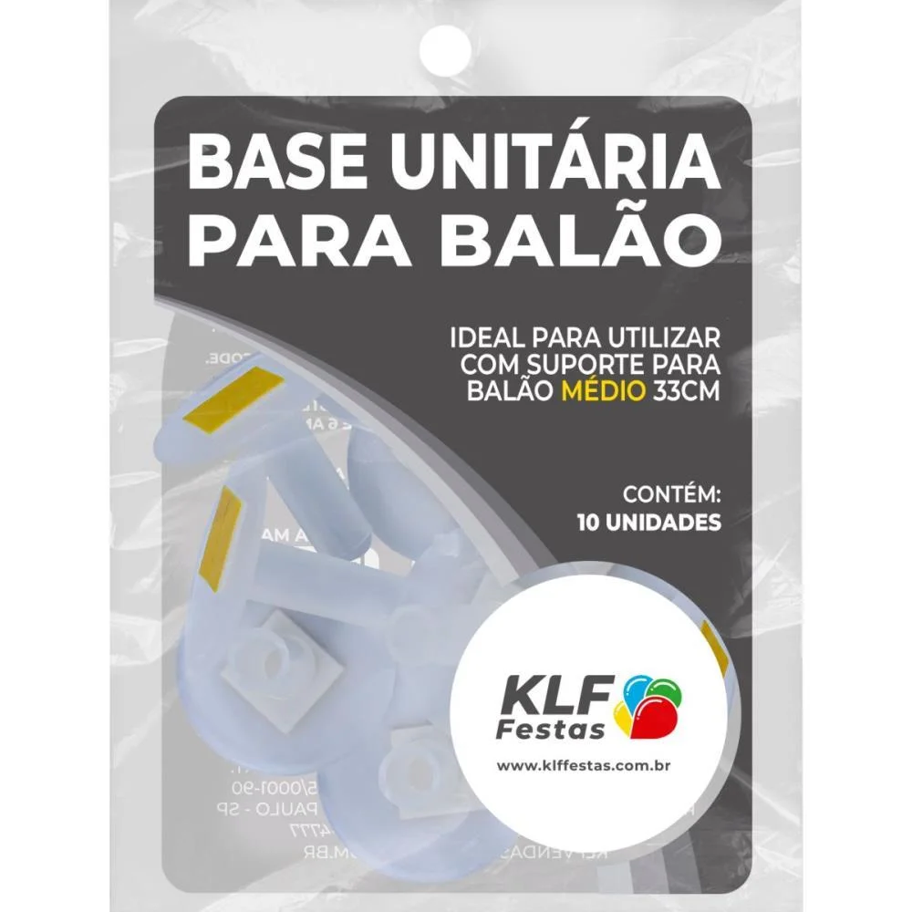 Suporte Para Balao Base P/Suporte De Balao Crista Klf Festas (Pct.c/10) - imagem 2