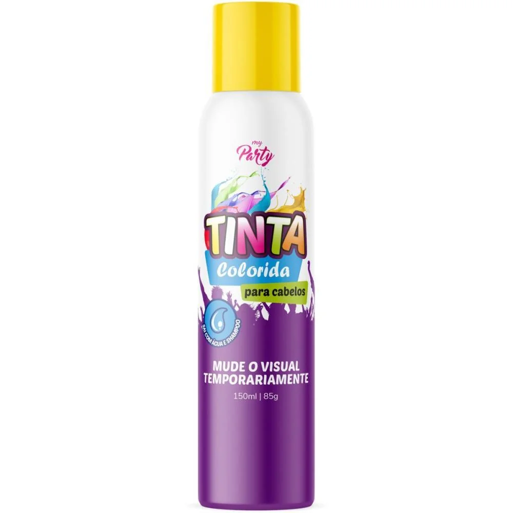 Pinta Cabelo 150Ml Amarelo Brasil Aeroflex (Cx.c/12) - imagem 3