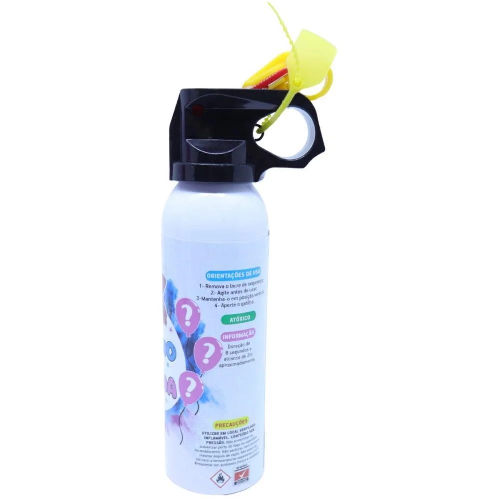 Lancador De Confete Spray Po Revelacao Rosa Make+ (Unidade) - imagem 5