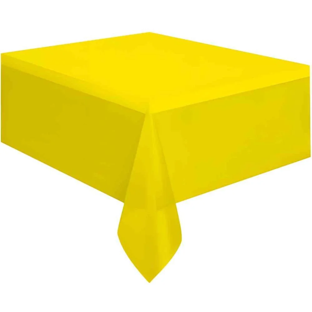 Toalha Plastica 78X78Cm Amarela Xingo Embalagens (Pct.c/10) - imagem 2