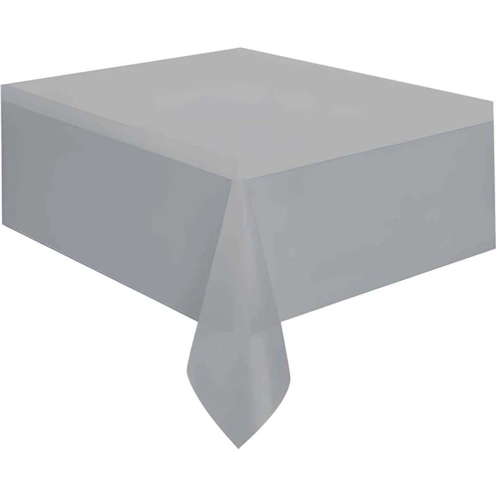 Toalha Plastica 78X78Cm Prata Xingo Embalagens (Pct.c/10) - imagem 3